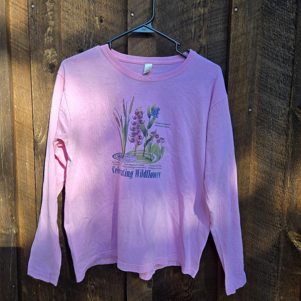 Pink Wildflowers Shirt